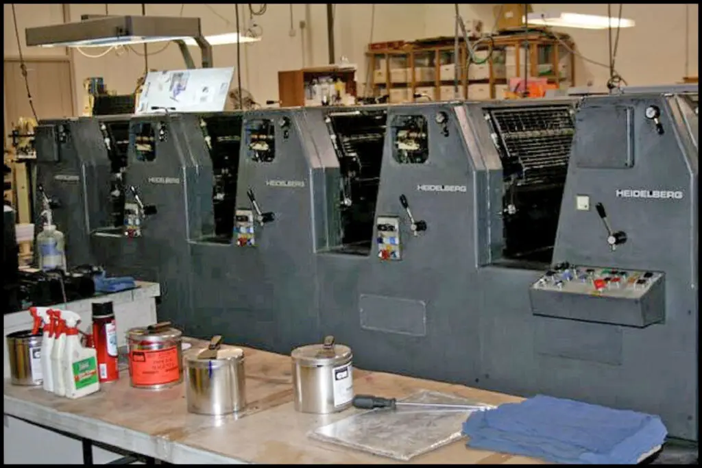 "Manufacturing equipment appraisal printing press"